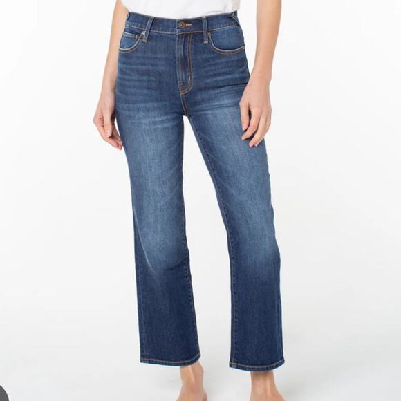 Serra by Joie Rucker High Rise Flare Crop Kick Jeans Sz 28 - Picture 1 of 6